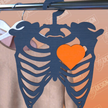 Intra απο ξύλο plywood  Χρώμα wenge 3mm-4mm πάχος - Κρεμάστρες αποκριών | Οστά | CNC Δίασταση 15x15 cm INTRAFABR-120907382 - Image 1