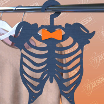 Intra απο ξύλο plywood  Χρώμα wenge 3mm-4mm πάχος - Κρεμάστρες αποκριών | Οστά | CNC Δίασταση 15x15 cm INTRAFABR-121486732 - Image 1