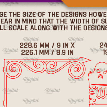 Intra απο ξύλο plywood  Χρώμα wenge 3mm-4mm πάχος - Κρεμαστό ντεκόρ Halloween Κόψιμο με λέιζερ Δίασταση 15x15 cm INTRAFABR-114666595 - Image 2