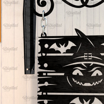 Intra απο ξύλο plywood  Χρώμα wenge 3mm-4mm πάχος - Δέσμη LaserCut Κρεμαστά Διακοσμητικά Απόκριες Δίασταση 15x15 cm INTRAFABR-114666498 - Image 2