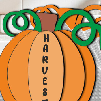 Intra απο ξύλο plywood  Χρώμα wenge 3mm-4mm πάχος - Θήκη χαρτοπετσέτας κολοκύθας Halloween Harvest Δίασταση 15x15 cm INTRAFABR-100609817 - Image 3