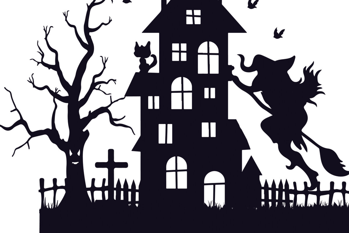 Intra απο ξύλο plywood  Χρώμα wenge 3mm-4mm πάχος - Halloween Haunted House Design 15 Δίασταση 15x15 cm INTRAFABR-99927943
