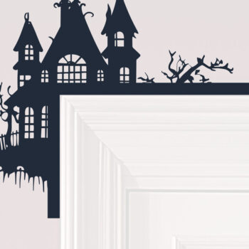 Intra απο ξύλο plywood  Χρώμα wenge 3mm-4mm πάχος - Πακέτο Halloween Home Door Corners Δίασταση 20x25 cm INTRAFABR-76594730 - Image 5