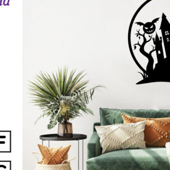 Intra απο ξύλο plywood  Χρώμα wenge 3mm-4mm πάχος - Βιβλία τρόμου Halloween τέχνη τοίχου Δίασταση 40x50 cm INTRAFABR-80139339 - Image 2