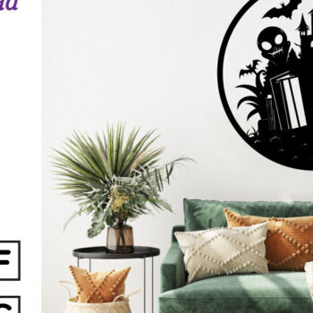 Intra απο ξύλο plywood Χρώμα wenge 3mm-4mm πάχος - Βιβλία τρόμου Halloween τέχνη τοίχου Δίασταση 40x50 cm INTRAFABR-80139374 - Image 2