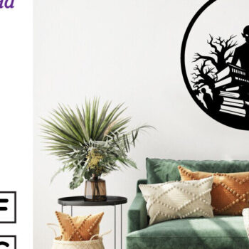 Intra απο ξύλο plywood Χρώμα wenge 3mm-4mm πάχος - Βιβλία τρόμου Halloween τέχνη τοίχου Δίασταση 40x50 cm INTRAFABR-76594814 - Image 2