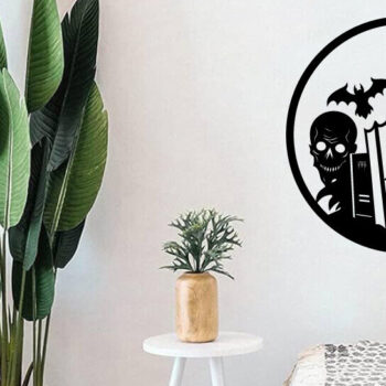 Intra απο ξύλο plywood Χρώμα wenge 3mm-4mm πάχος - Βιβλία τρόμου Halloween τέχνη τοίχου Δίασταση 40x50 cm INTRAFABR-80139428 - Image 3