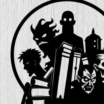 Intra απο ξύλο plywood Χρώμα wenge 3mm-4mm πάχος - Βιβλία τρόμου Halloween τέχνη τοίχου Δίασταση 40x50 cm INTRAFABR-76594914 - Image 1