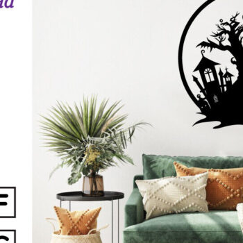 Intra απο ξύλο plywood  Χρώμα wenge 3mm-4mm πάχος - Βιβλία τρόμου Halloween τέχνη τοίχου Δίασταση 40x50 cm INTRAFABR-83548488 - Image 2