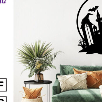 Intra απο ξύλο plywood  Χρώμα wenge 3mm-4mm πάχος - Βιβλία τρόμου Halloween τέχνη τοίχου Δίασταση 40x50 cm INTRAFABR-76594667 - Image 2