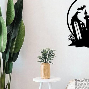 Intra απο ξύλο plywood  Χρώμα wenge 3mm-4mm πάχος - Βιβλία τρόμου Halloween τέχνη τοίχου Δίασταση 40x50 cm INTRAFABR-76594667 - Image 3