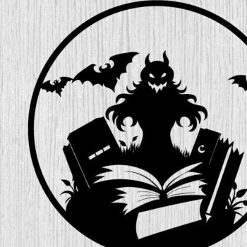 Intra απο ξύλο plywood Χρώμα wenge 3mm-4mm πάχος - Halloween Horrors in This House Metal Δίασταση 40x50 cm INTRAFABR-72054115 - Image 1