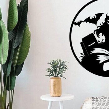 Intra απο ξύλο plywood Χρώμα wenge 3mm-4mm πάχος - Halloween Horrors in This House Metal Δίασταση 40x50 cm INTRAFABR-72054115 - Image 2