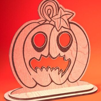 Intra απο ξύλο plywood  Χρώμα wenge 3mm-4mm πάχος - Halloween Jack O Lantern Decor Δίασταση 15x15 cm INTRAFABR-123092599 - Image 10