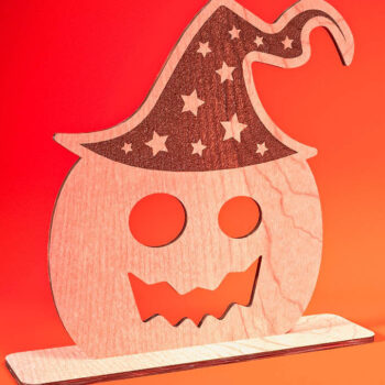 Intra απο ξύλο plywood Χρώμα wenge 3mm-4mm πάχος - Halloween Jack O Lantern Decor Δίασταση 15x15 cm INTRAFABR-123092539 - Image 10