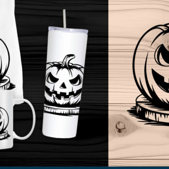 Intra απο ξύλο plywood  Χρώμα wenge 3mm-4mm πάχος - αποκοπής Jack-o'-Lantern Halloween Δίασταση 15x15 cm INTRAFABR-116600936 - Image 1