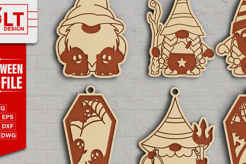 Intra απο ξύλο plywood  Χρώμα wenge 3mm-4mm πάχος - Δέσμη κοπής με λέιζερ για Halloween Key Chain Δίασταση 20x25 cm INTRAFABR-124401555