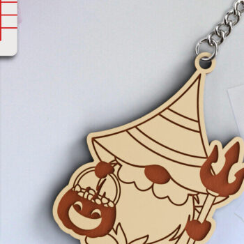 Intra απο ξύλο plywood  Χρώμα wenge 3mm-4mm πάχος - κοπής λέιζερ για Halloween Key Chain Δίασταση 20x25 cm INTRAFABR-124401582 - Image 1