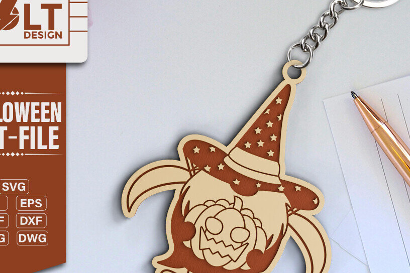 Intra απο ξύλο plywood  Χρώμα wenge 3mm-4mm πάχος - κοπής λέιζερ για Halloween Key Chain Δίασταση 20x25 cm INTRAFABR-91188359