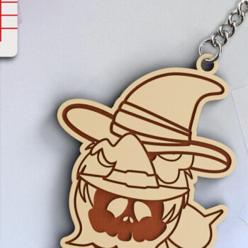 Intra απο ξύλο plywood  Χρώμα wenge 3mm-4mm πάχος - κοπής λέιζερ για Halloween Key Chain Δίασταση 20x25 cm INTRAFABR-94676337 - Image 5