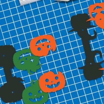 Intra απο ξύλο plywood  Χρώμα wenge 3mm-4mm πάχος - Μπρελόκ Halloween, Μπρελόκ αποκριών Δίασταση 4x4 cm INTRAFABR-56011488 - Image 2