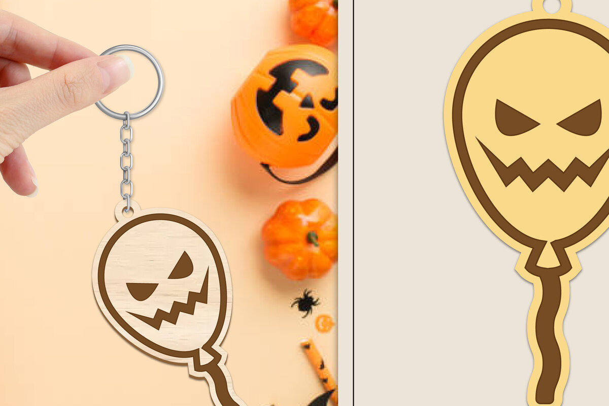 Intra απο ξύλο plywood  Χρώμα wenge 3mm-4mm πάχος - Αποκριάτικο μπρελόκ με λέιζερ Δίασταση 4x4 cm INTRAFABR-65740945