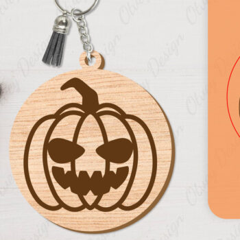 Intra απο ξύλο plywood Χρώμα wenge 3mm-4mm πάχος - με μπρελόκ αποκριών Δίασταση 4x4 cm INTRAFABR-108374595 - Image 4