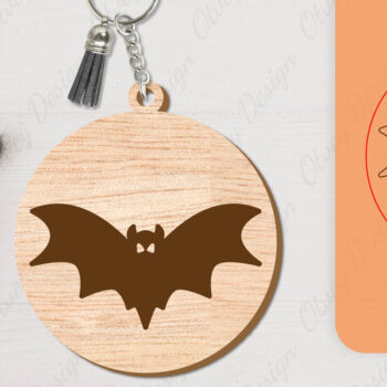 Intra απο ξύλο plywood Χρώμα wenge 3mm-4mm πάχος - με μπρελόκ αποκριών Δίασταση 4x4 cm INTRAFABR-108374595 - Image 10