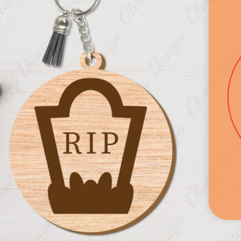 Intra απο ξύλο plywood Χρώμα wenge 3mm-4mm πάχος - με μπρελόκ αποκριών Δίασταση 4x4 cm INTRAFABR-108374595 - Image 11