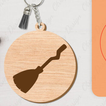 Intra απο ξύλο plywood Χρώμα wenge 3mm-4mm πάχος - με μπρελόκ αποκριών Δίασταση 4x4 cm INTRAFABR-108374595 - Image 12