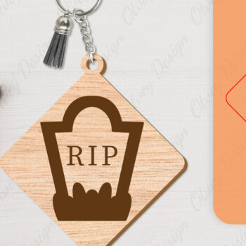 Intra απο ξύλο plywood Χρώμα wenge 3mm-4mm πάχος - με μπρελόκ αποκριών Δίασταση 4x4 cm INTRAFABR-108373181 - Image 11