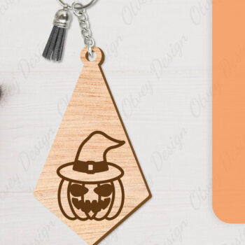 Intra απο ξύλο plywood Χρώμα wenge 3mm-4mm πάχος - με μπρελόκ αποκριών Δίασταση 4x4 cm INTRAFABR-108373213 - Image 9