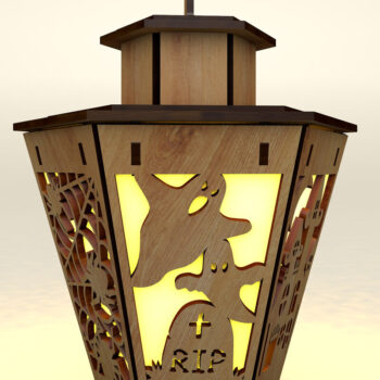 Intra απο ξύλο plywood  Χρώμα wenge 3mm-4mm πάχος - Πρότυπο αποκοπής φαναριού αποκριών Δίασταση 5x5 cm INTRAFABR-73061532 - Image 5