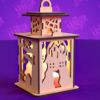 Intra απο ξύλο plywood  Χρώμα wenge 3mm-4mm πάχος - Πακέτο αποκοπής φαναριού Halloween | CNC Δίασταση 15x15 cm INTRAFABR-75903985 - Image 8