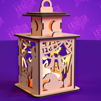 Intra απο ξύλο plywood  Χρώμα wenge 3mm-4mm πάχος - Πακέτο αποκοπής φαναριού Halloween | CNC Δίασταση 15x15 cm INTRAFABR-75903985 - Image 11