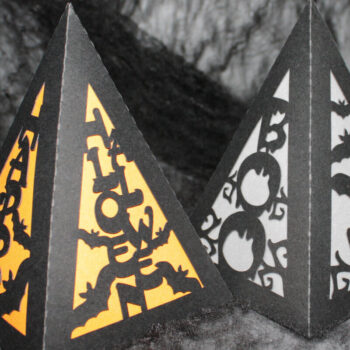 Intra απο ξύλο plywood  Χρώμα wenge 3mm-4mm πάχος - Halloween Lantern Δίασταση 15x15 cm INTRAFABR-73061426 - Image 1