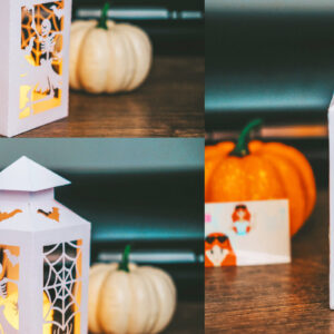 Intra απο ξύλο plywood  Χρώμα wenge 3mm-4mm πάχος - Halloween Lantern , Halloween Decor Δίασταση 15x15 cm INTRAFABR-43282167