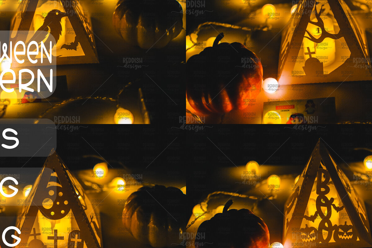 Intra απο ξύλο plywood  Χρώμα wenge 3mm-4mm πάχος - Halloween Lantern , Halloween Decor Δίασταση 15x15 cm INTRAFABR-109012773