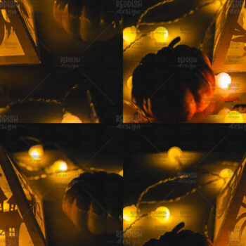 Intra απο ξύλο plywood  Χρώμα wenge 3mm-4mm πάχος - Halloween Lantern , Halloween Decor Δίασταση 15x15 cm INTRAFABR-107824666 - Image 1