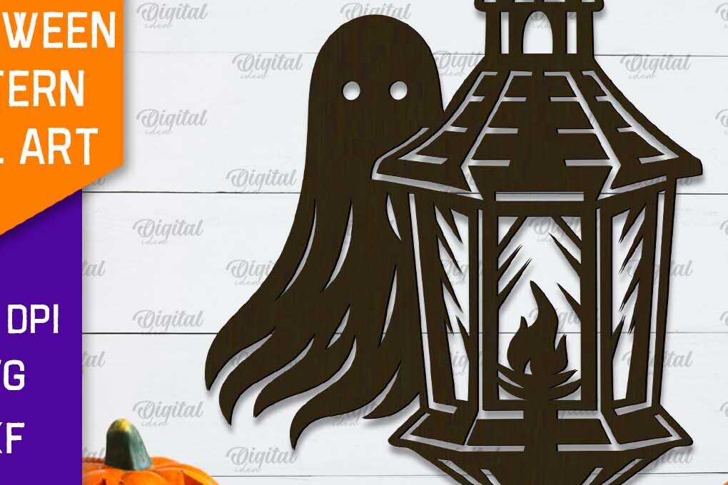 Intra απο ξύλο plywood  Χρώμα wenge 3mm-4mm πάχος - Διακόσμηση τοίχου αποκριάτικου φαναριού με λέιζερ Δίασταση 15x15 cm INTRAFABR-104807654