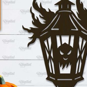 Intra απο ξύλο plywood Χρώμα wenge 3mm-4mm πάχος - Διακόσμηση τοίχου αποκριάτικου φαναριού με λέιζερ Δίασταση 15x15 cm INTRAFABR-108437444 - Image 1