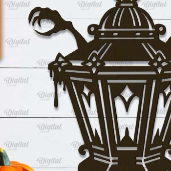 Intra απο ξύλο plywood Χρώμα wenge 3mm-4mm πάχος - Πακέτο LaserCut Decor για Halloween Lanterns Δίασταση 15x15 cm INTRAFABR-108437539 - Image 10
