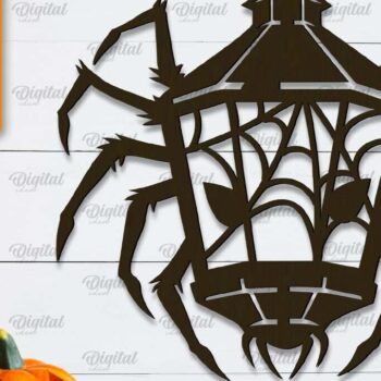 Intra απο ξύλο plywood Χρώμα wenge 3mm-4mm πάχος - Πακέτο LaserCut Decor για Halloween Lanterns Δίασταση 15x15 cm INTRAFABR-108437539 - Image 12