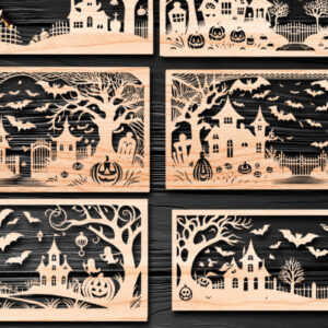 Intra απο ξύλο plywood  Χρώμα wenge 3mm-4mm πάχος - Αποκριάτικο αποκοπής με λέιζερ Δίασταση 15x15 cm INTRAFABR-80065927