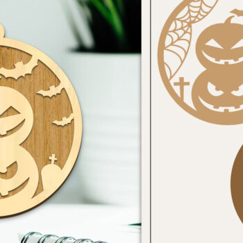 Intra απο ξύλο plywood  Χρώμα wenge 3mm-4mm πάχος - Δέσμη στολίδι με κομμένα λέιζερ αποκριών Δίασταση 6x6 cm INTRAFABR-85863953 - Image 12