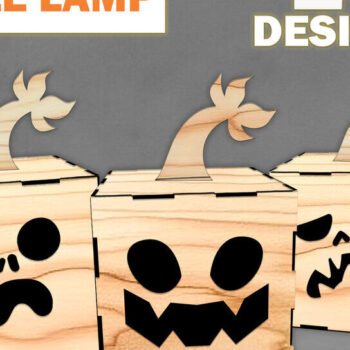 Intra απο ξύλο plywood  Χρώμα wenge 3mm-4mm πάχος - Κερί αποκριάτικου λαμπτήρα κολοκύθας με λέιζερ Δίασταση 15x15 cm INTRAFABR-107884346 - Image 1