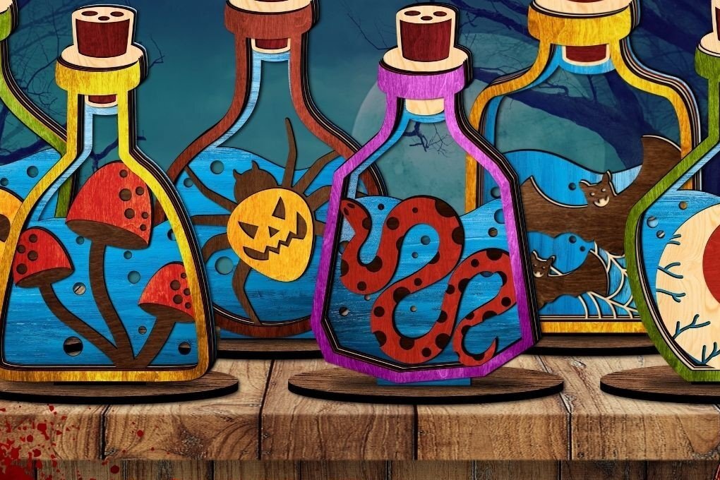 Intra απο ξύλο plywood  Χρώμα wenge 3mm-4mm πάχος - Αποκριάτικη Δίασταση 10x8 cm INTRAFABR-112052631