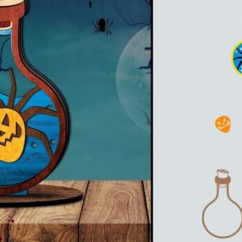 Intra απο ξύλο plywood  Χρώμα wenge 3mm-4mm πάχος - Αποκριάτικη Δίασταση 10x8 cm INTRAFABR-112052631 - Image 5