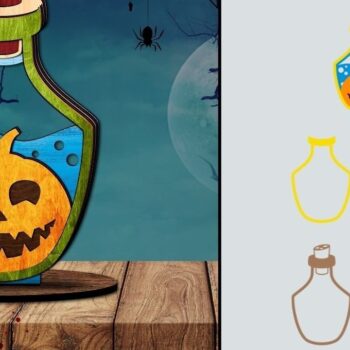 Intra απο ξύλο plywood  Χρώμα wenge 3mm-4mm πάχος - Αποκριάτικη Δίασταση 10x8 cm INTRAFABR-112052631 - Image 6