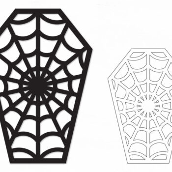 Intra απο ξύλο plywood Χρώμα wenge 3mm-4mm πάχος - Halloween Lasercut Δίασταση 15x15 cm INTRAFABR-85416740 - Image 2